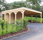 Außenmobiliar: Carport Holz